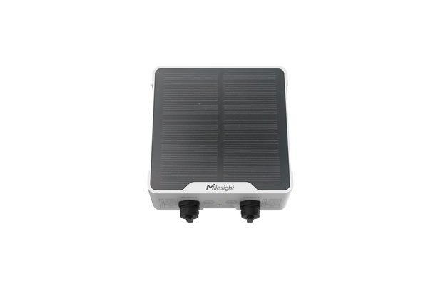 Milesight UC511-EA Solar Powered Lorawan Iot Controller With External Antenna And Latching Solenoids And Pulse Meter Support