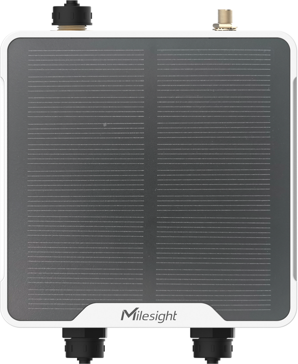 Milesight UC511-EA Solar Powered Lorawan Iot Controller With External Antenna And Latching Solenoids And Pulse Meter Support
