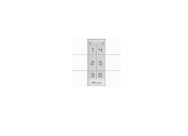Milesight WS156 6 Button Smart Scene Panel With E-Ink Display